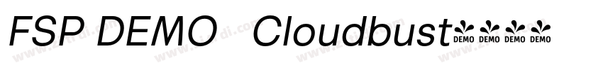 FSP DEMO   Cloudbust字体转换